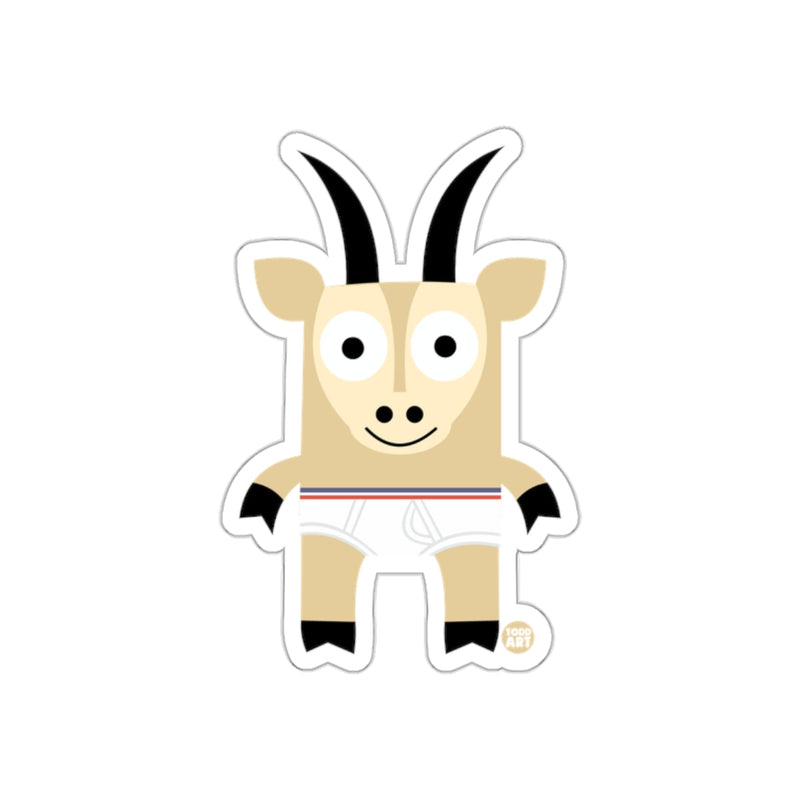 Load image into Gallery viewer, Cute Cartoon Goat in Underwear Sticker product
