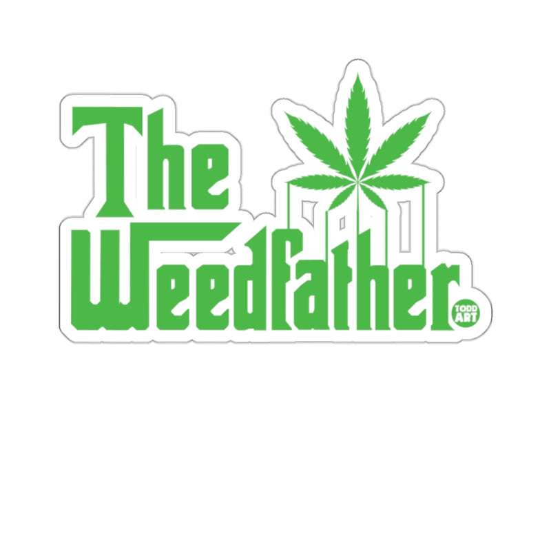 Load image into Gallery viewer, The Weedfather Cannabis Leaf Todd Art 

