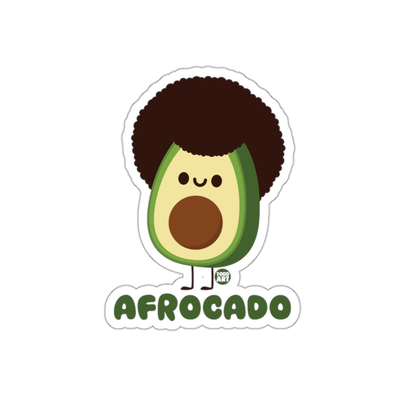 Load image into Gallery viewer, Cute Afrocado Avocado with Afro Funny Sticker
