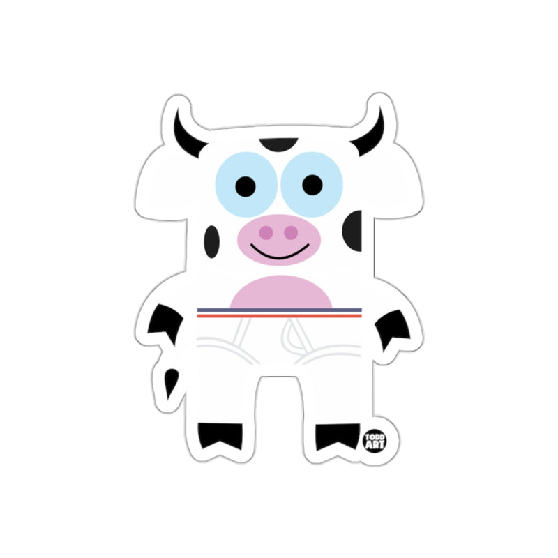 Load image into Gallery viewer, Cute Cartoon Cow with Diaper Sticker for Kids

