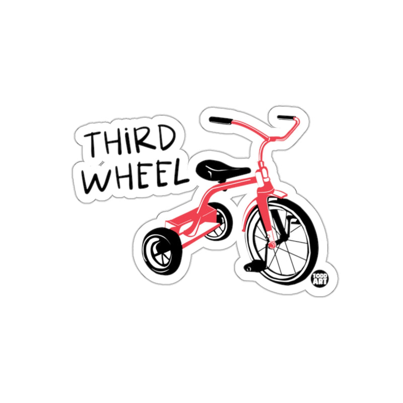 Load image into Gallery viewer, Third Wheel Tricycle Illustration Sticker Product
