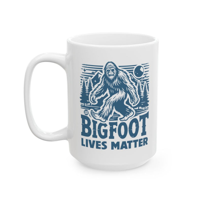 Load image into Gallery viewer, Bigfoot Lives Matter Mug Sasquatch Novelty Monster
