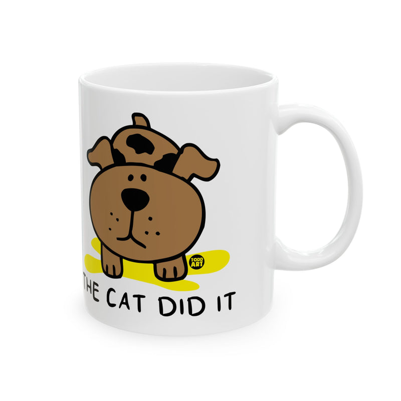 Load image into Gallery viewer, Cat Did It Mug, Funny Mugs for Him, Sarcastic Mens Mug, Funny Coffee Mug Men
