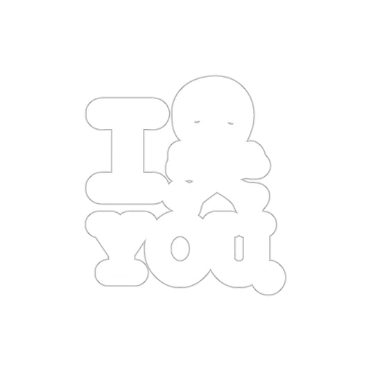 I Love You with Bear Minimalist Design Product