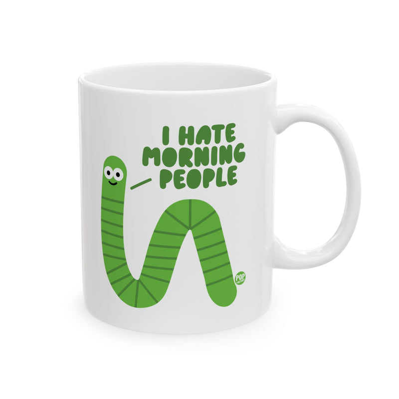 Load image into Gallery viewer, I Hate Morning People Worm Mug
