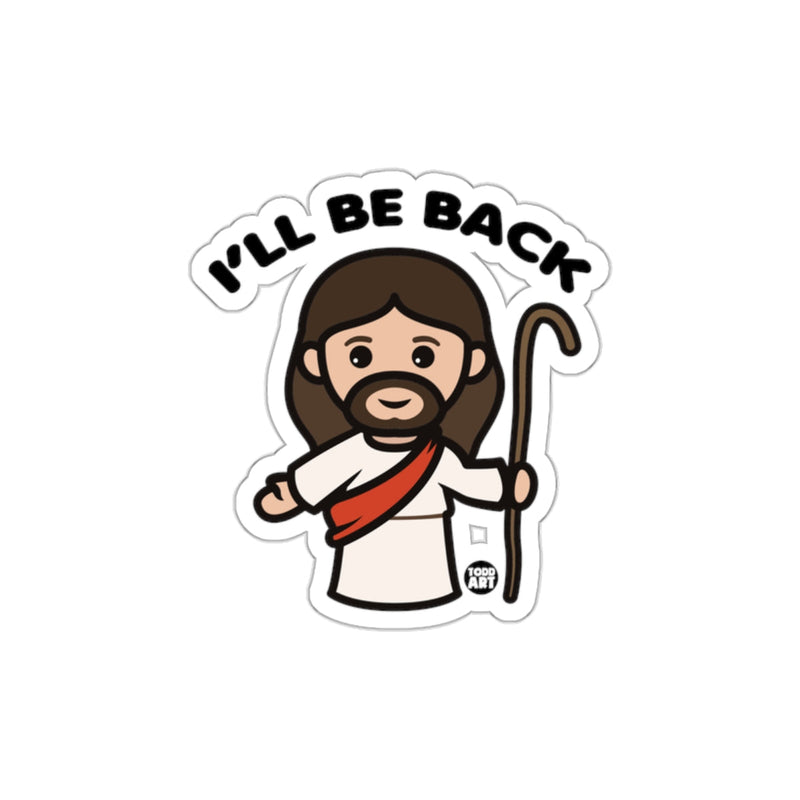 Load image into Gallery viewer, I'll Be Back Cartoon Character Sticker Decal
