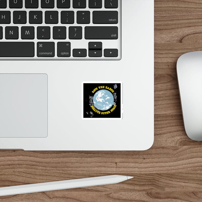 Load image into Gallery viewer, Save The Earth Protect Outer Space Sticker
