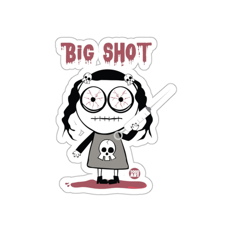 Load image into Gallery viewer, Big Shot Creepy Cartoon Character Sticker Art
