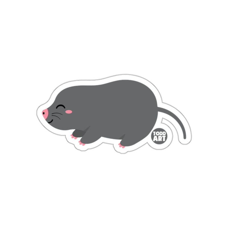 Load image into Gallery viewer, Cute Sleeping Mole Cartoon Illustration Sticker
