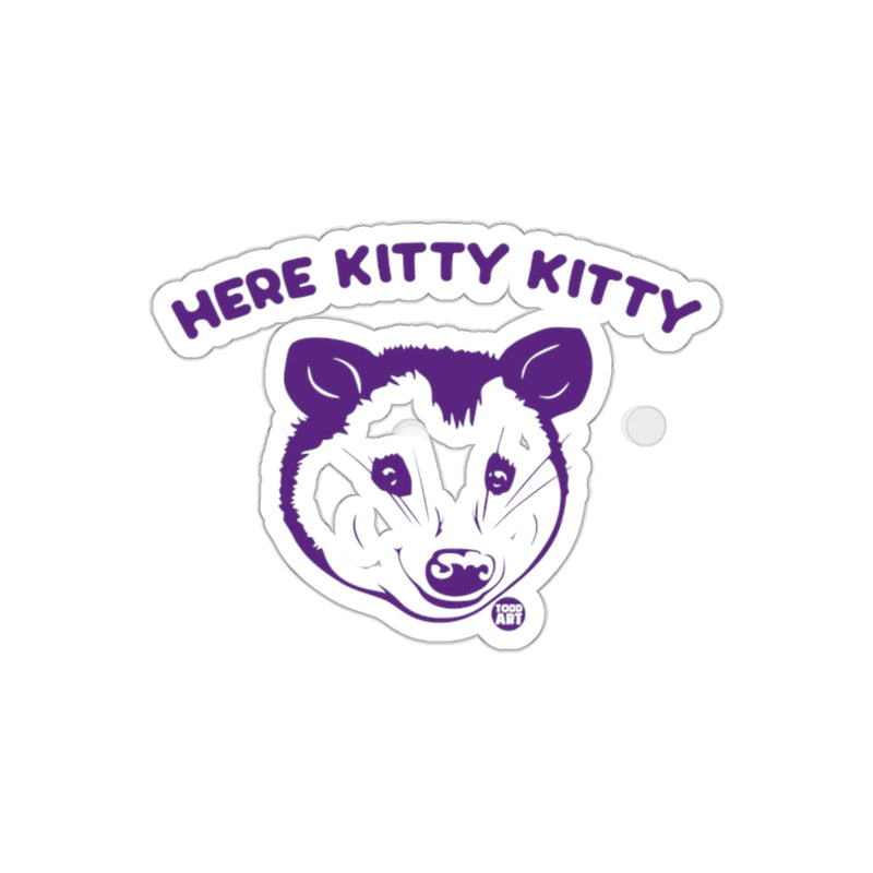 Load image into Gallery viewer, Here Kitty Kitty Opossum Funny Art Design sticker
