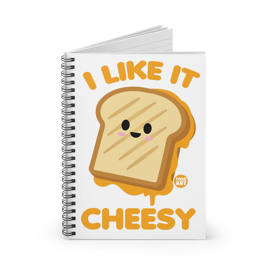 I Like it Cheesy Spiral Notebook - Ruled Line
