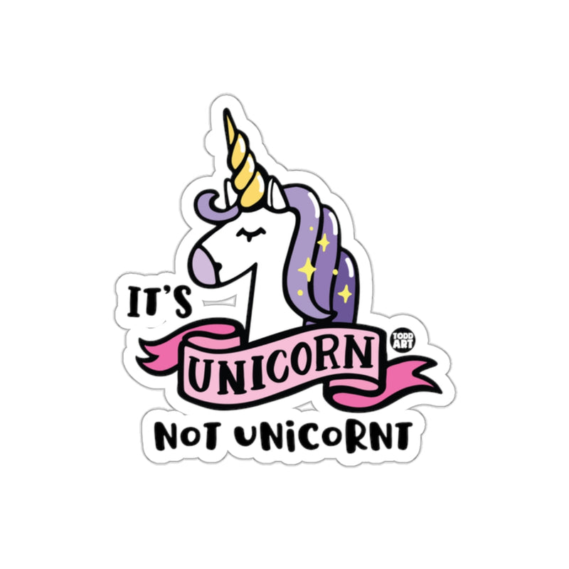 Load image into Gallery viewer, It's Unicorn Not Unicornt Sticker Fun Design
