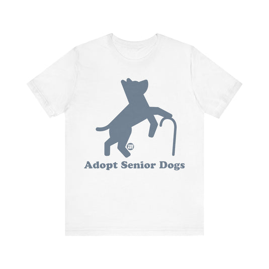 Adopt Senior Dogs Unisex Jersey Short Sleeve Tee