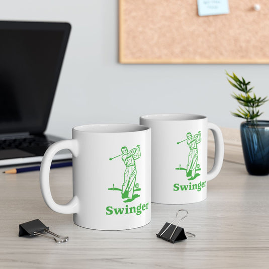 Stylish Swinger Design Golf Mug Set for Coffee Lovers