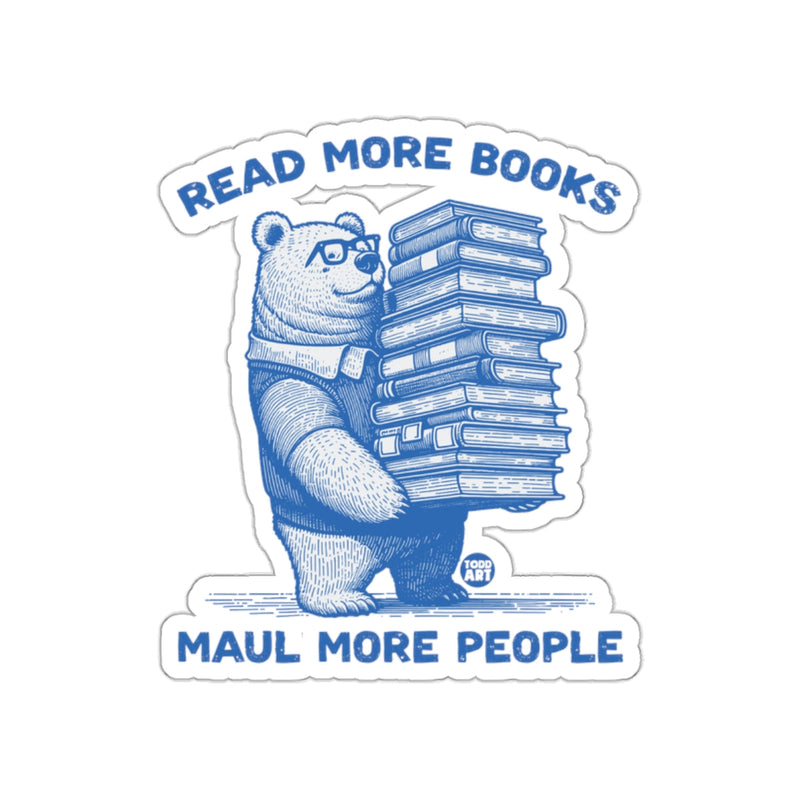 Load image into Gallery viewer, Read More Books Maul More People Sticker
