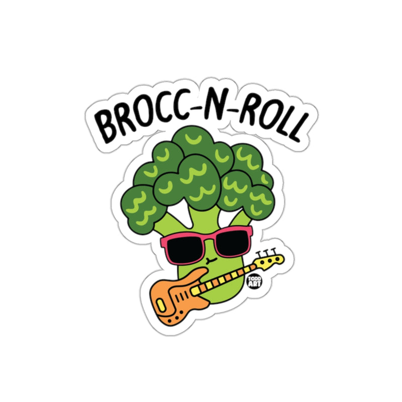 Load image into Gallery viewer, Brocc-n-roll Sunglasses Guitar Sticker Product
