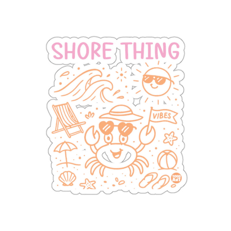 Load image into Gallery viewer, Shore Thing Summer Beach Vibes Decor Sticker
