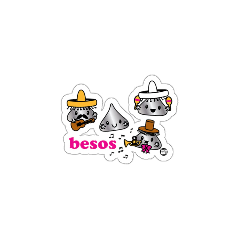 Load image into Gallery viewer, Cute Besos Kisses Cartoon Sticker for Fun Adhesions
