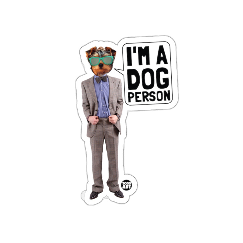 Load image into Gallery viewer, I'm A Dog Person Art Print Sticker
