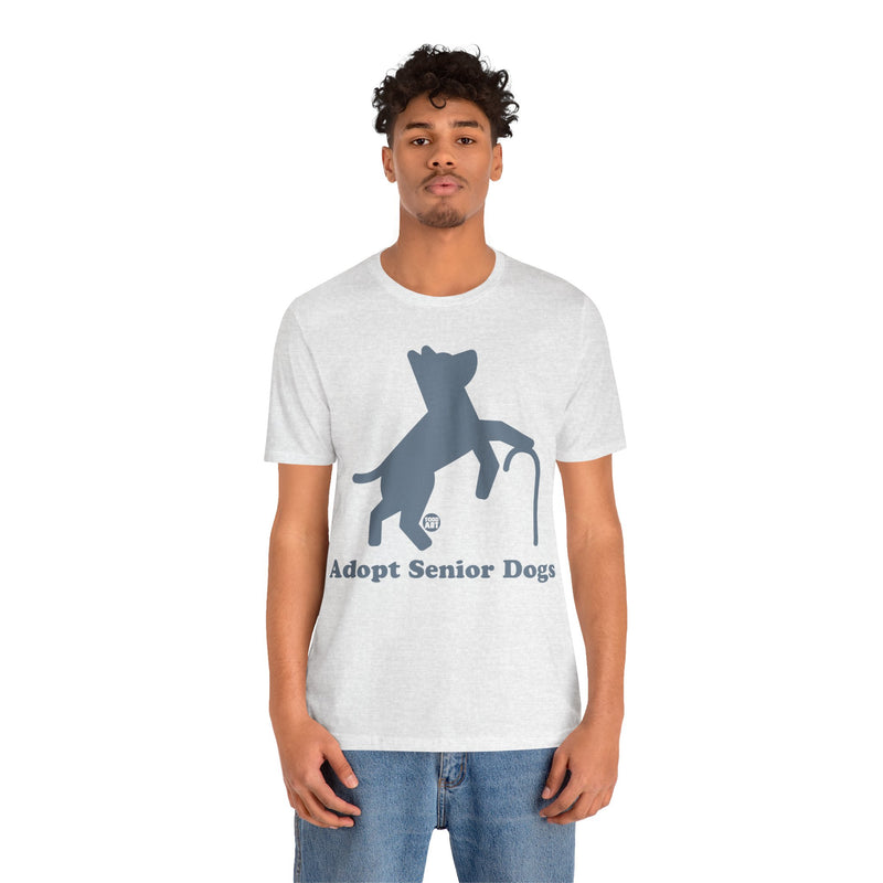 Load image into Gallery viewer, Adopt Senior Dogs Unisex Jersey Short Sleeve Tee
