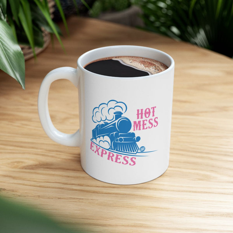 Load image into Gallery viewer, Hot Mess Express Bold Rail Design Mug
