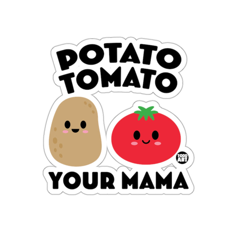 Load image into Gallery viewer, Cute Potato Tomato Your Mama Graphic Sticker
