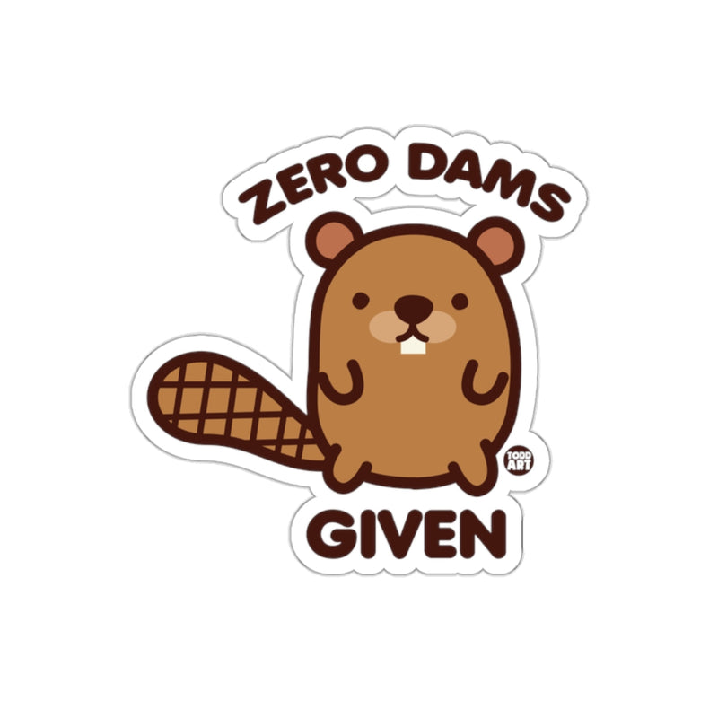 Load image into Gallery viewer, Zero Dams Given Cute Beaver Sticker
