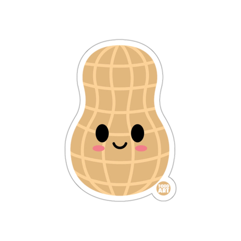 Load image into Gallery viewer, Cute Kawaii Happy Peanut Cartoon Character Sticker
