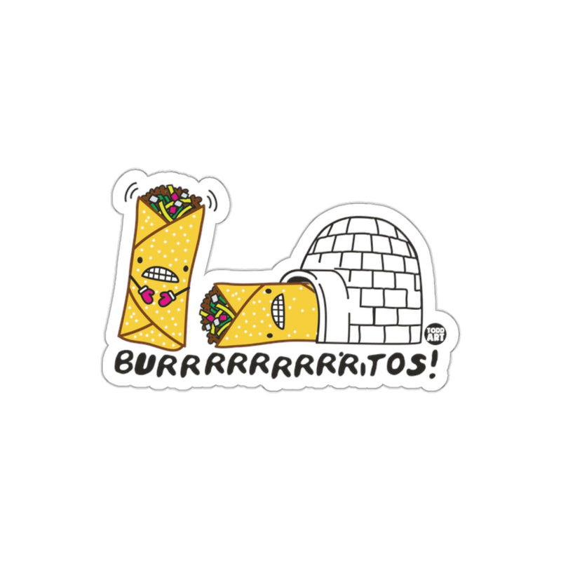 Load image into Gallery viewer, Burrrrrrrrrrrrrrrrritos Funny Burrito Sticker
