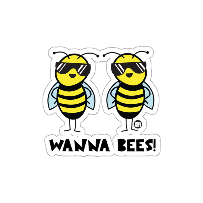 Load image into Gallery viewer, Funny Bees with Sunglasses Design Sticker
