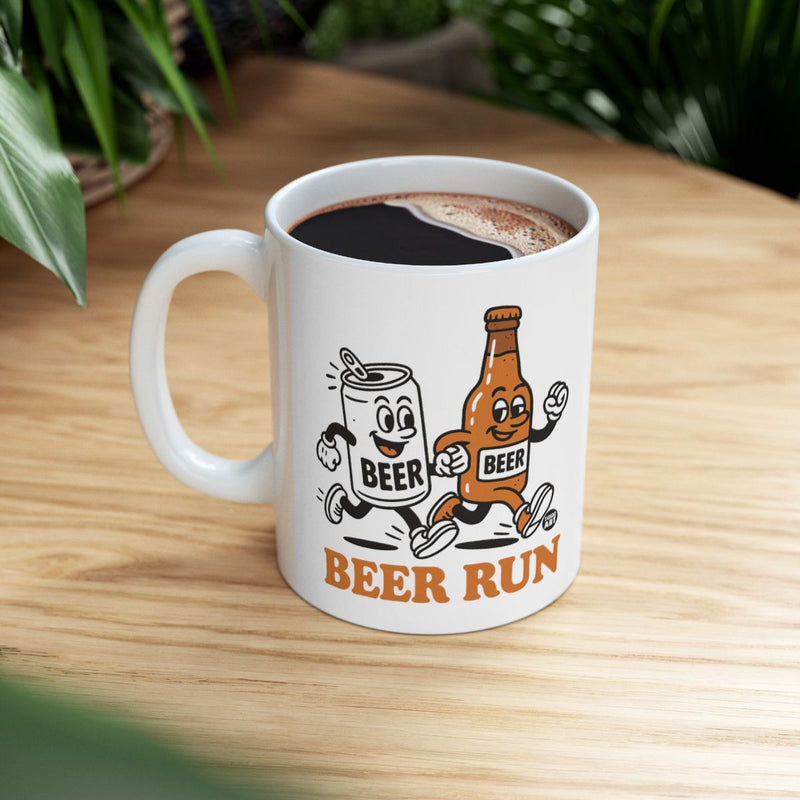Load image into Gallery viewer, Beer Run Mug Fun Humorous Drinkware Collection
