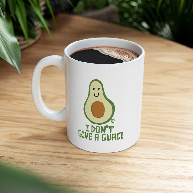Load image into Gallery viewer, Funny I Don't Give A Guac Avocado Graphic Mug
