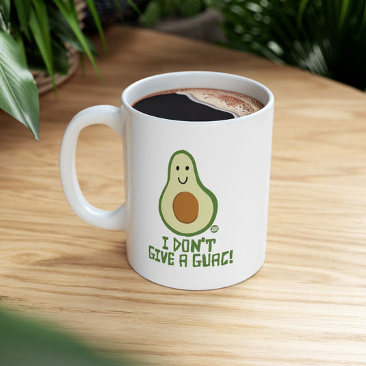 Funny I Don't Give A Guac Avocado Graphic Mug