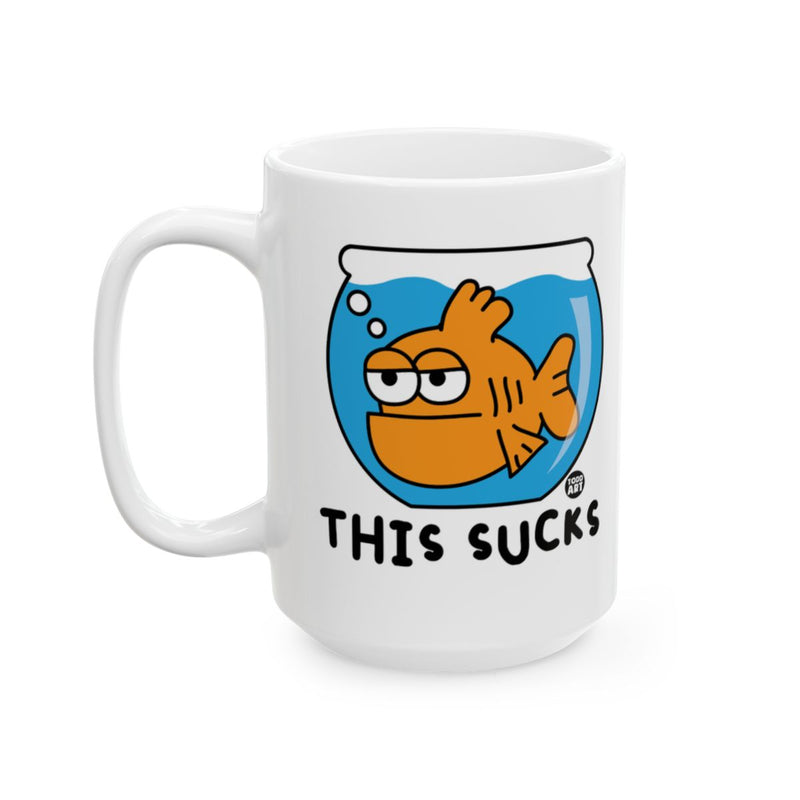 Load image into Gallery viewer, Funny Fish Cartoon This Sucks Mug for Everyday Use
