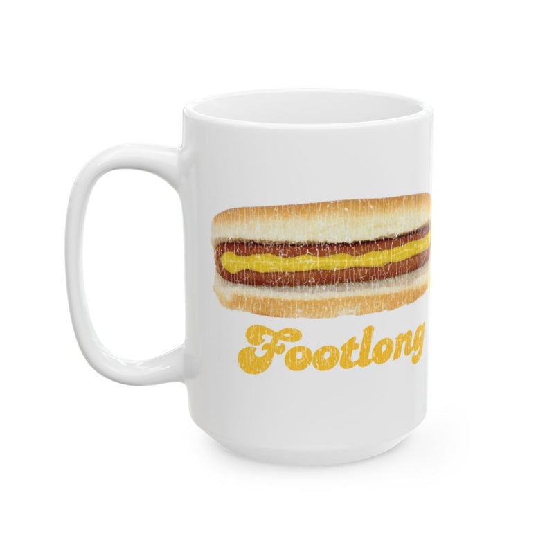Load image into Gallery viewer, Fun Footlong Hotdog Design Coffee Mug for Food Lovers

