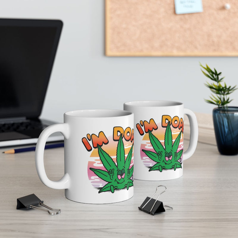 Load image into Gallery viewer, I'm Dope Graphic Morning Coffee Mug Set Gift Item
