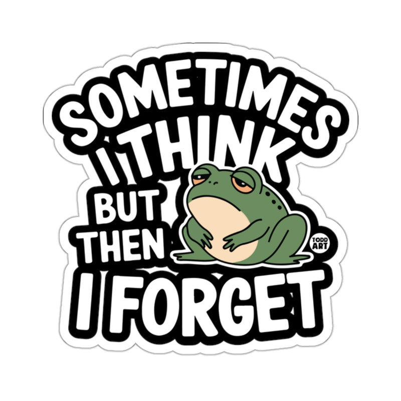 Load image into Gallery viewer, Sometimes I Think But Then I Forget Frog 
