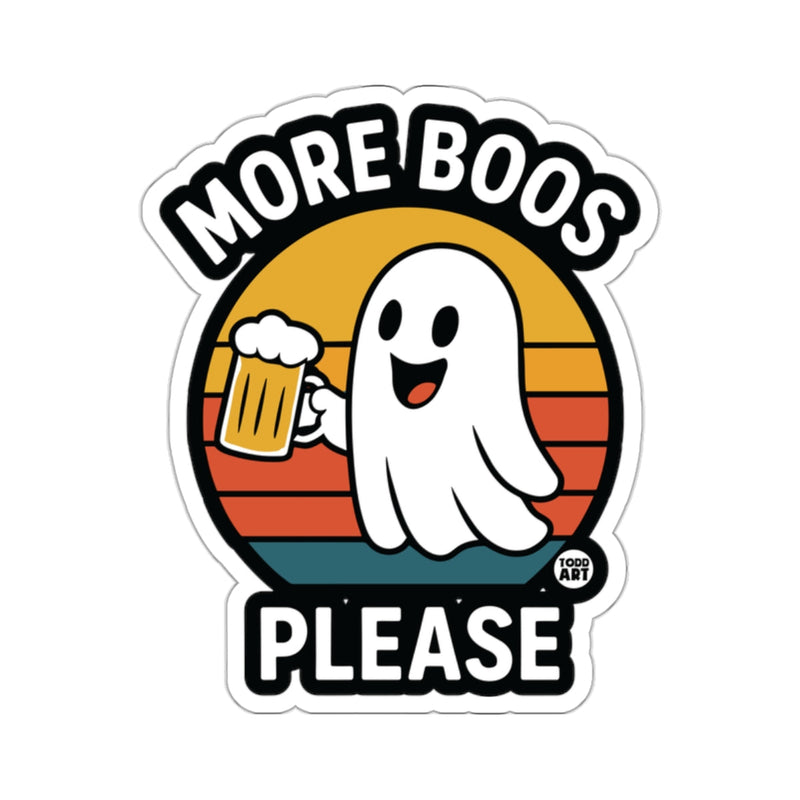 Load image into Gallery viewer, More Boos Please Funny Ghost Beer Sunset 
