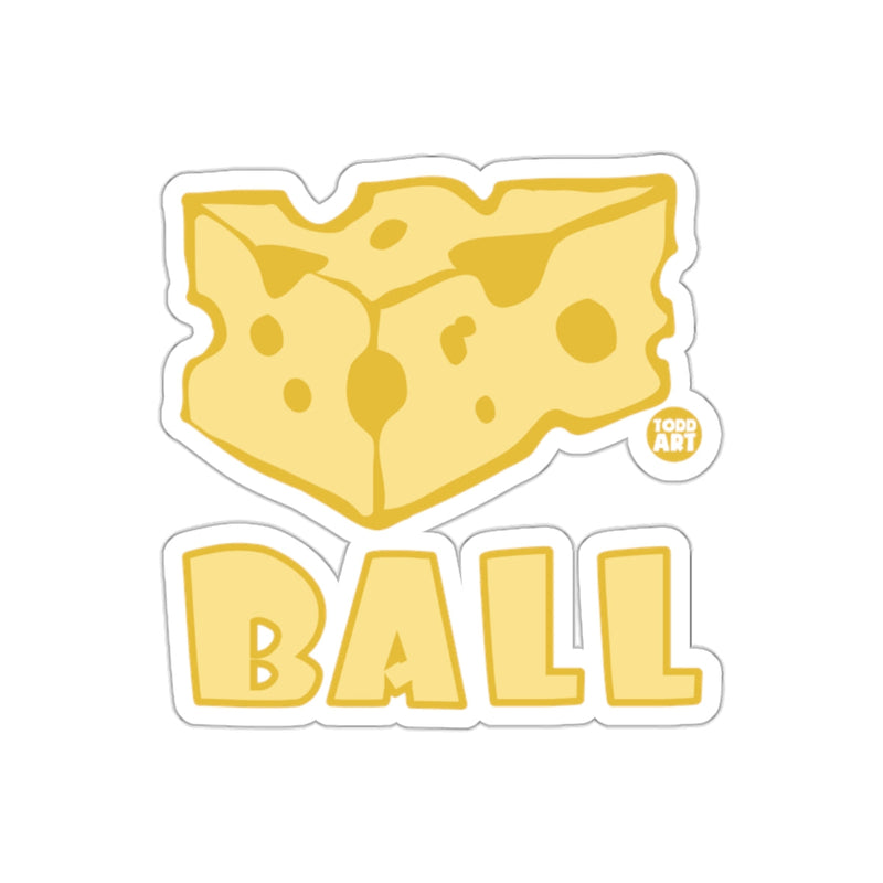 Load image into Gallery viewer, Cheese Ball Fun Cartoon Artwork Sticker for Kids
