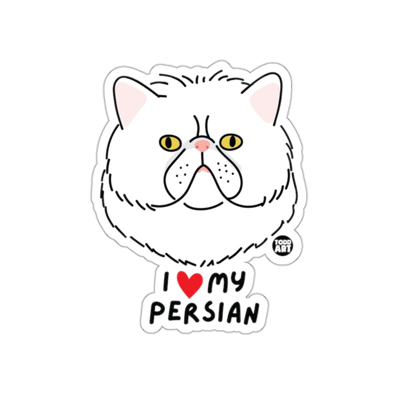 Load image into Gallery viewer, I Love My Persian Cat Sticker Fun Decorative Item
