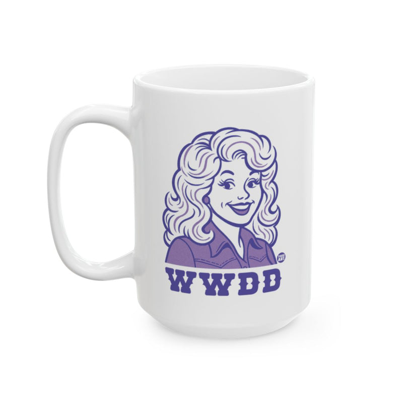 Load image into Gallery viewer, Fun Cartoon Character WWDD Mug for Enjoyable Sips
