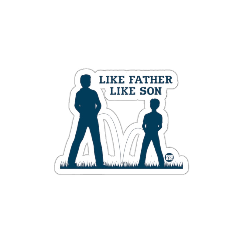 Load image into Gallery viewer, Like Father Like Son Silhouette Sticker
