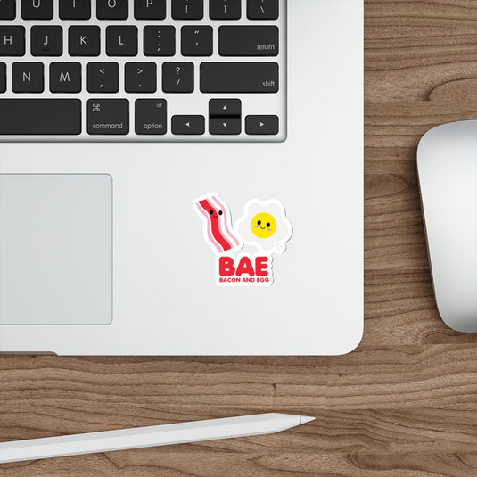 Cute Bacon and Egg BAE Sticker for Laptops Tumblers