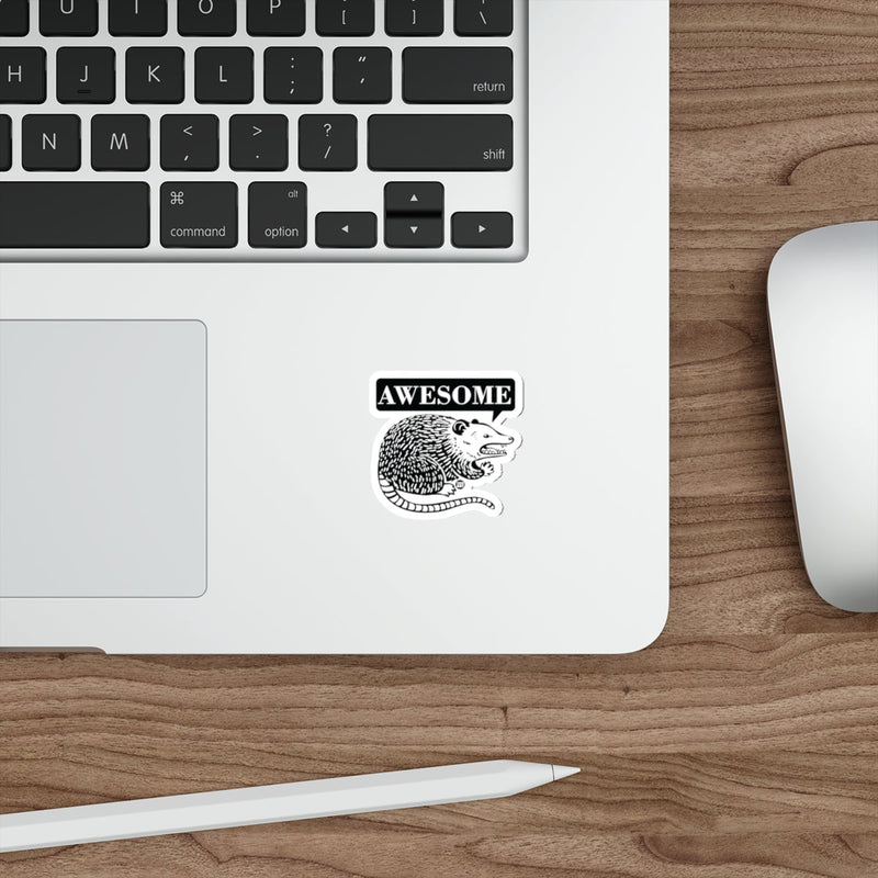 Load image into Gallery viewer, Awesome Possum Graphic Vector Illustration sticker

