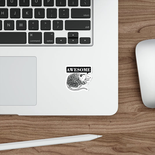Awesome Possum Graphic Vector Illustration sticker
