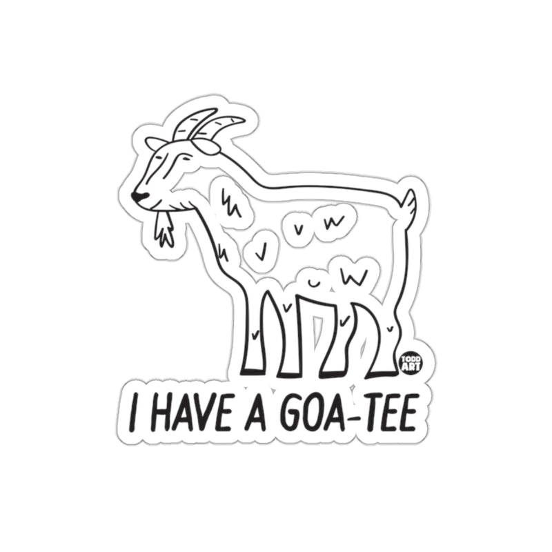 Load image into Gallery viewer, Fun Goat I Have a Goa-Tee Sticker Design
