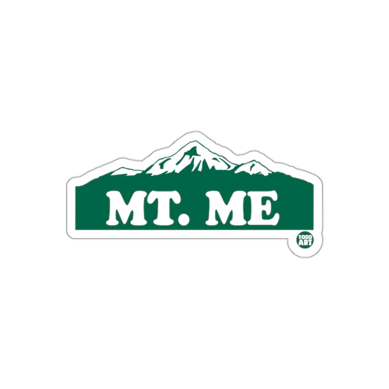 Load image into Gallery viewer, MT ME Mountain Illustration From Todd Art Design sticker
