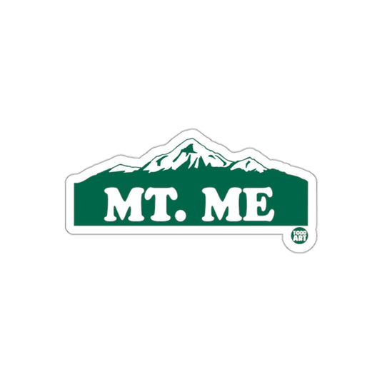 MT ME Mountain Illustration From Todd Art Design sticker