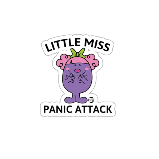 Little Miss Panic Attack Illustration Funny sticker