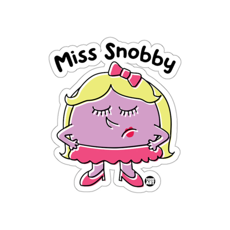 Load image into Gallery viewer, Miss Snobby Character Sticker Illustration Art
